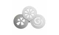 3 Moldes para desenhos no caf