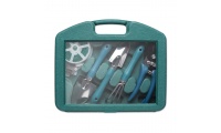 Conjunto de jardinagem com 5 utenslios em caixa