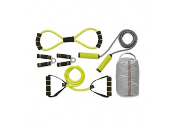 Set de fitness de 5 peas em bolsa