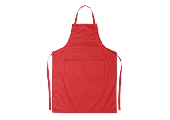 Avental ajustvel com dois bolsos frontais
