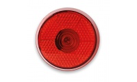 Luz intermitente LED vermelha com clip