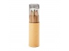 Tubo de carto com 6 lpis e cor