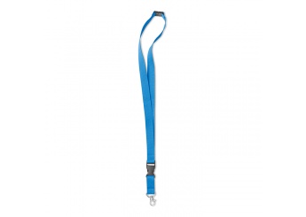 Lanyard com mosqueto de metal