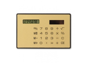 Calculadora solar do tamanho de carto de crdito