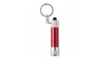 Porta-chaves com Mini-lanterna de alumnio com LED
