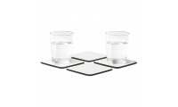Conjunto de 4 bases de cortia para copos