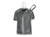 Garrafa de gua dobrvel em forma de T-shirt com mosqueto