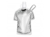 Garrafa de gua dobrvel em forma de T-shirt com mosqueto