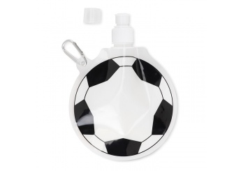 Garrafa de 500ml de gua dobrvel em forma de futebol 