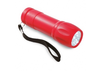Lanterna com 9 leds feita de ABS com ala