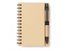 Notebook A7 com 40 pginas em branco e caneta