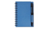 Notebook A7 com 40 pginas em branco e caneta