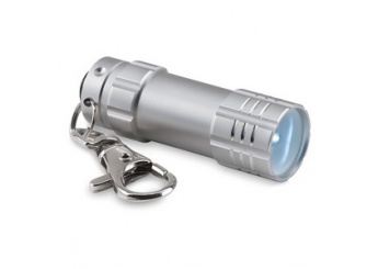 Pequena lanterna de alumnio com 3 luzes LED