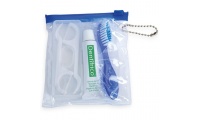 Set Dental: Bolsa + Escova de Dentes + Dentifrico