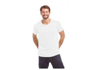 T-shirt LUANDA Homem branca 150grs