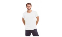 T-shirt LUANDA Homem branca 3XL 150grs 