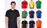 T-Shirt Manga Curta Gola Redonda 135-140gr/m2 Cores