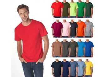 T-Shirt Manga Curta Gola Redonda 150-155gr/m2 Cores