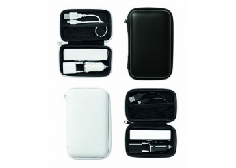 Bolsa de viagem com Bateria Powerbank 2000mAh + Carregador SUPERPOUCH