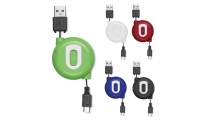 Cabo retrtil com USB / micro USB COMPACTMICRO