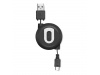 Cabo retrtil com USB / micro USB COMPACTMICRO