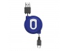 Cabo retrtil com USB / micro USB COMPACTMICRO