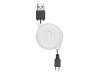 Cabo retrtil com USB / micro USB COMPACTMICRO