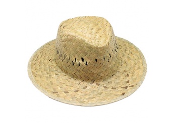 Chapeu Palha Verde Com Fita Interior