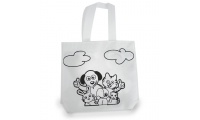 Bolsa Chiqui Animais + 5 Lpis de Cera