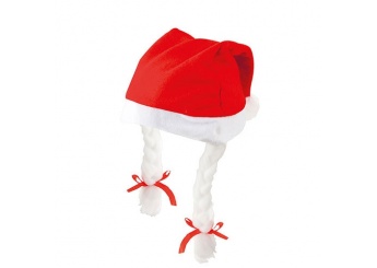 Gorro de Natal com tranas
