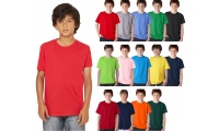 T-shirt de Criana Manga Curta Gola Redonda 150-155gr/m2 Cores