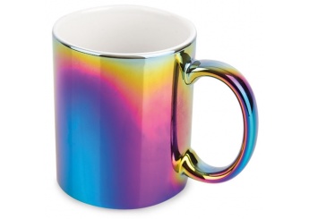Caneca Ceramica Metalizada 300ml