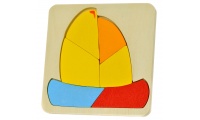 Puzzle em madeira Barco