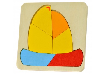 Puzzle em madeira Barco