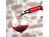 Conjunto de vinho em caixa de madeira
