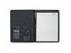 Porta-documentos A4 + calculadora + esferografica + bloco 20 folhas 