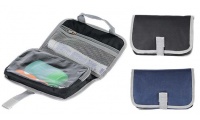 Necessaire com 2 divisrias e fecho em velcro 