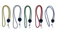 Fita de Pescoo tubular ajustavel + mosquetao 