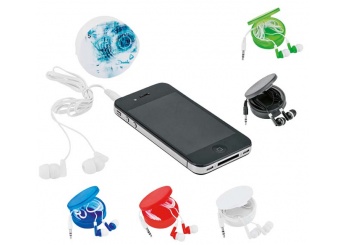Auriculares com caixa