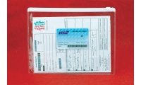 Pasta-porta documentos A5 com fecho zip