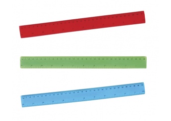 Rgua flexvel transparente 30cm
