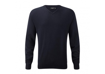 Pulver em malha com decote em V Men 3XL 4XL