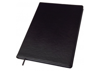 Caderno  A4 pele sinttica e marcador de pginas