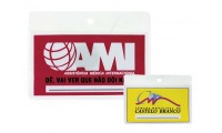 Crach identificador horizontal simples