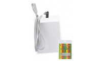 Identificador vertical com Lanyard