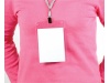 Identificador vertical com Lanyard