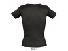 T-SHIRT COM GOLA EM V CORES PARA SENHORA LADY V
