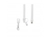 Cabo lanyard com micro usb e usb Type-C