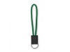 Lanyard redondo curto com emblema de PVC