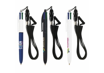 Esferogrfica BIC 4 Colours + Lanyard 
